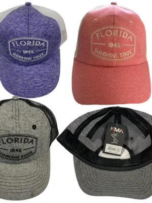 Baseball Florida with Purple Orange and Rough Green Hat
