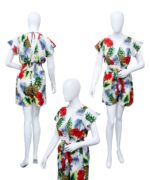 Hawaiian Pineapple Navy and Pineapple White Women Dress Wholesale Dozen Prepack